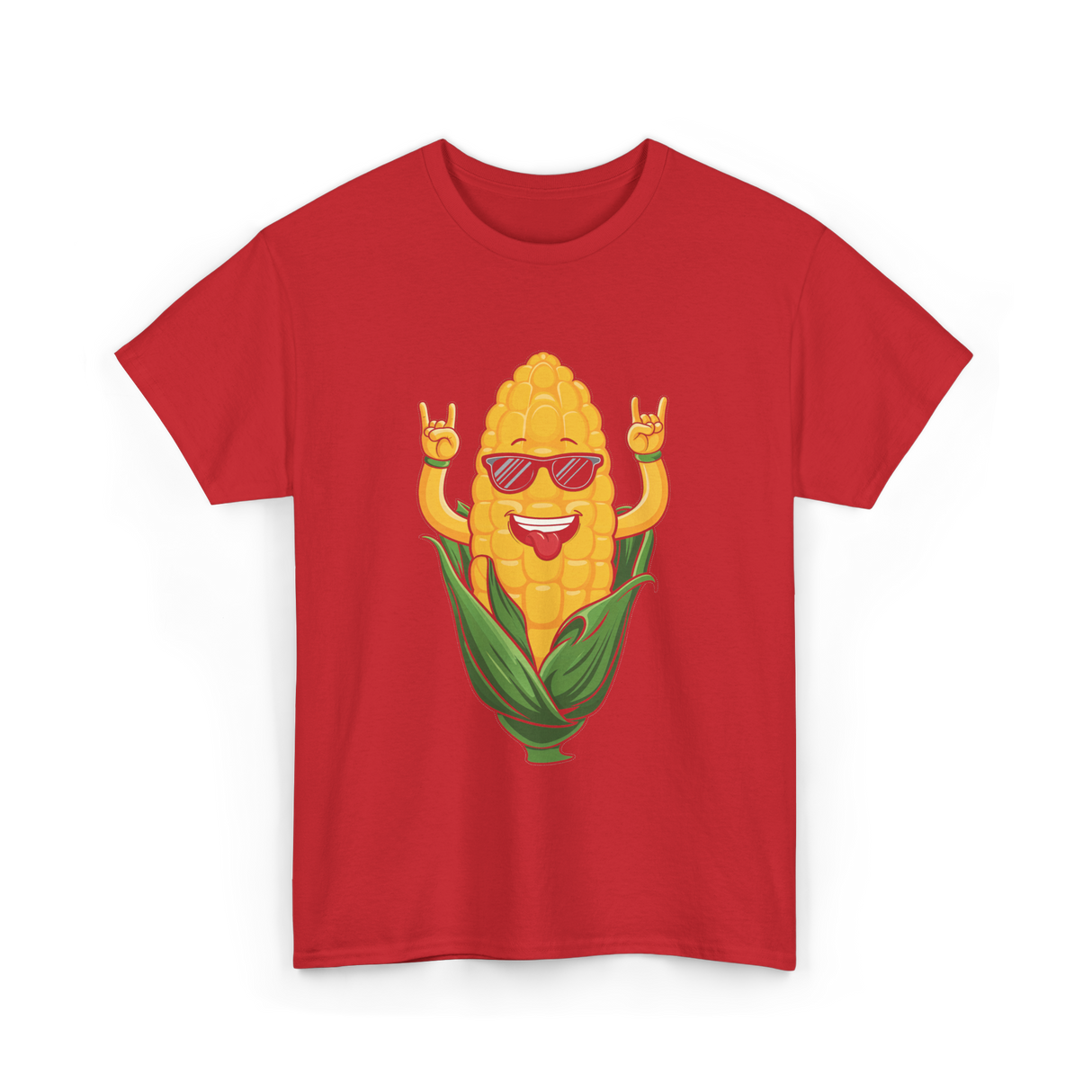 Corn On The Cob Corn Lover T-Shirt - Red