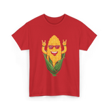 Corn On The Cob Corn Lover T-Shirt - Red