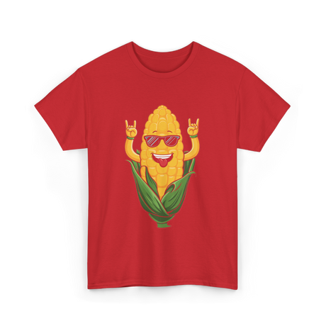 Corn On The Cob Corn Lover T-Shirt - Red