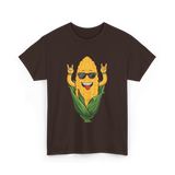 Corn On The Cob Corn Lover T-Shirt - Dark Chocolate