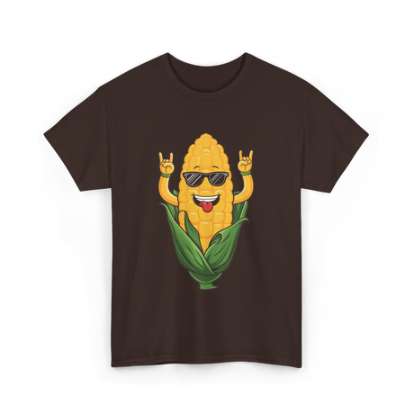 Corn On The Cob Corn Lover T-Shirt - Dark Chocolate