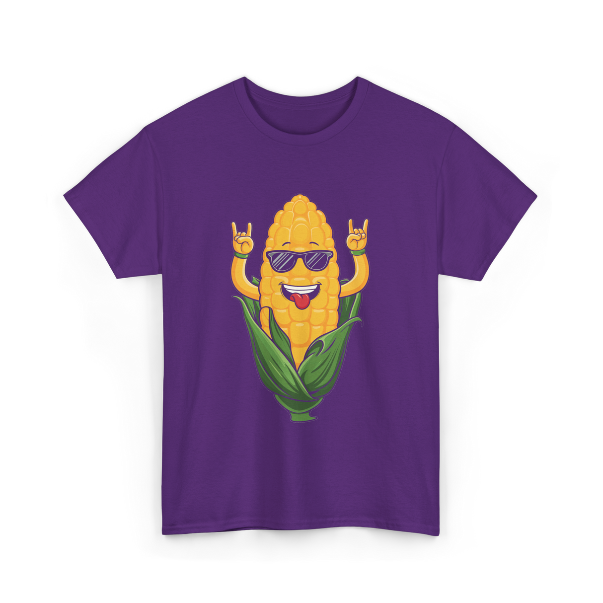 Corn On The Cob Corn Lover T-Shirt - Purple