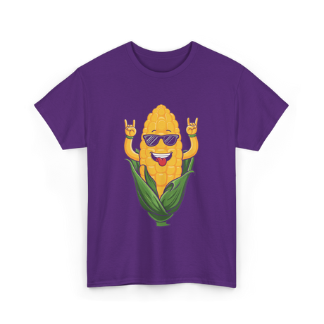 Corn On The Cob Corn Lover T-Shirt - Purple