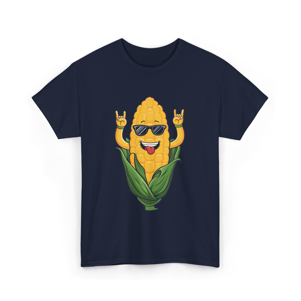 Corn On The Cob Corn Lover T-Shirt - Navy