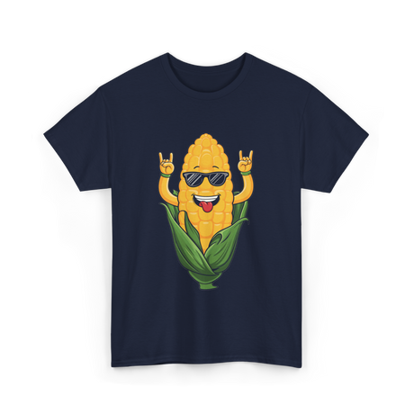 Corn On The Cob Corn Lover T-Shirt - Navy