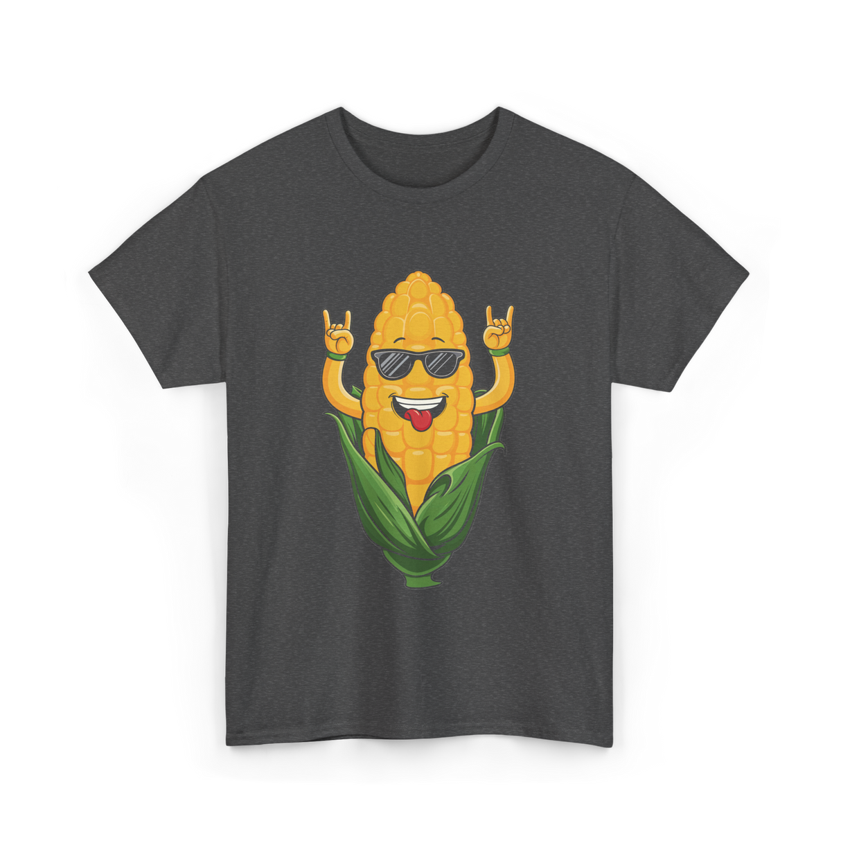 Corn On The Cob Corn Lover T-Shirt - Dark Heather