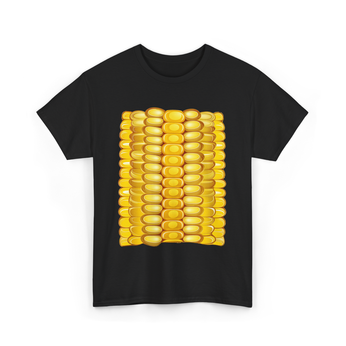 Corn on the Cob Corn T-Shirt - Black