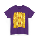 Corn on the Cob Corn T-Shirt - Purple