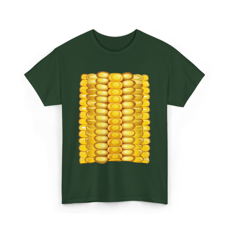 Corn on the Cob Corn T-Shirt - Forest Green