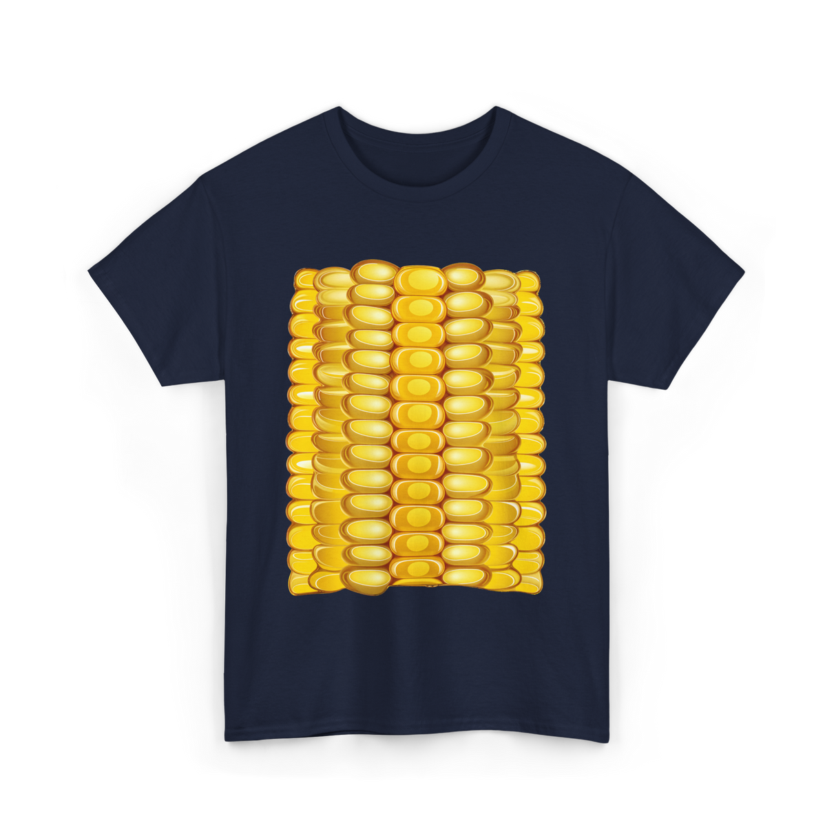 Corn on the Cob Corn T-Shirt - Navy