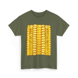 Corn on the Cob Corn T-Shirt - Military Green