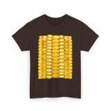 Corn on the Cob Corn T-Shirt - Dark Chocolate