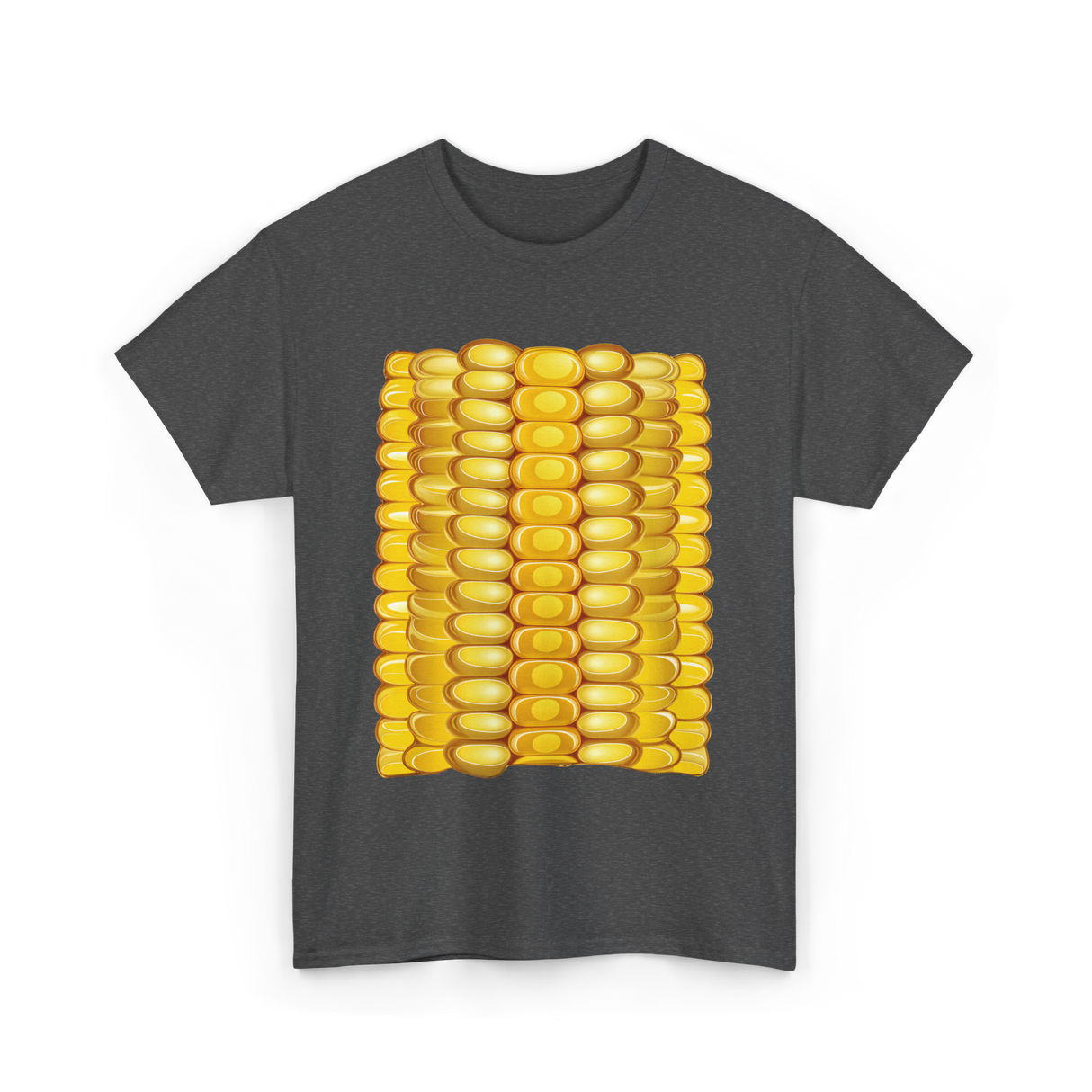 Corn on the Cob Corn T-Shirt - Dark Heather