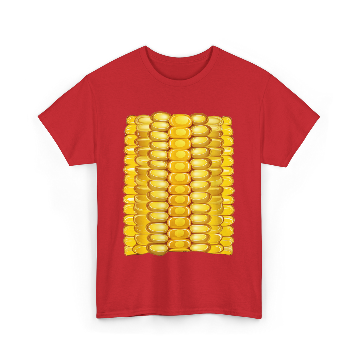 Corn on the Cob Corn T-Shirt - Red