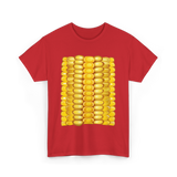 Corn on the Cob Corn T-Shirt - Red