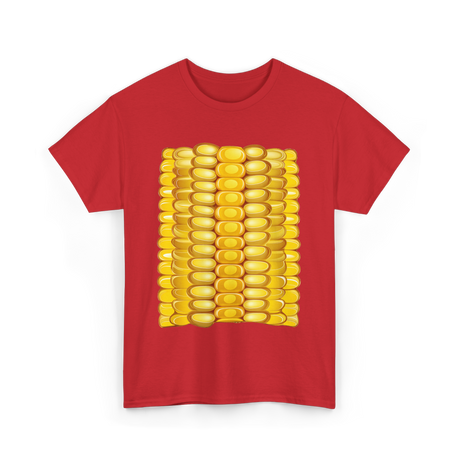 Corn on the Cob Corn T-Shirt - Red