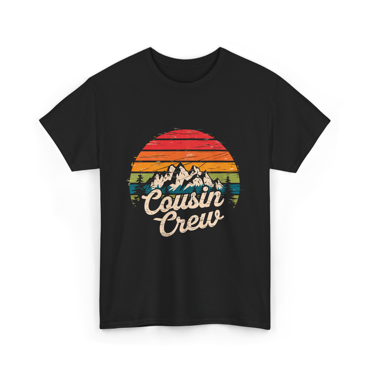 Cousin Crew Camping Adventure T-Shirt - Black