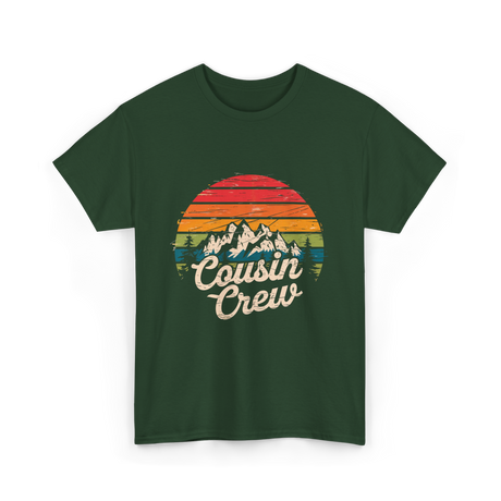 Cousin Crew Camping Adventure T-Shirt - Forest Green