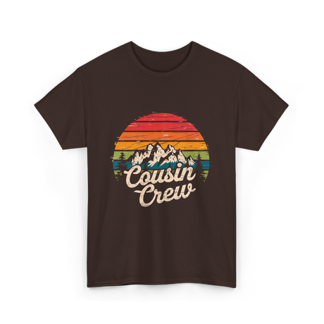 Cousin Crew Camping Adventure T-Shirt - Dark Chocolate