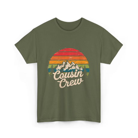 Cousin Crew Camping Adventure T-Shirt - Military Green