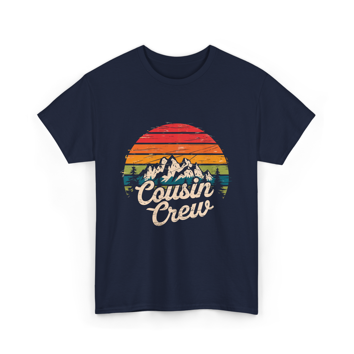 Cousin Crew Camping Adventure T-Shirt - Navy