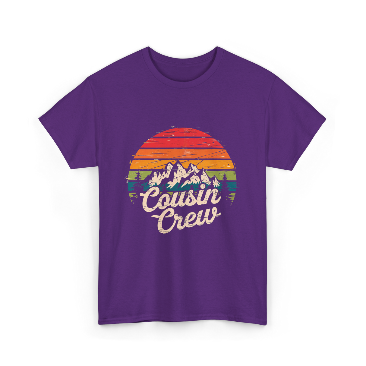 Cousin Crew Camping Adventure T-Shirt - Purple