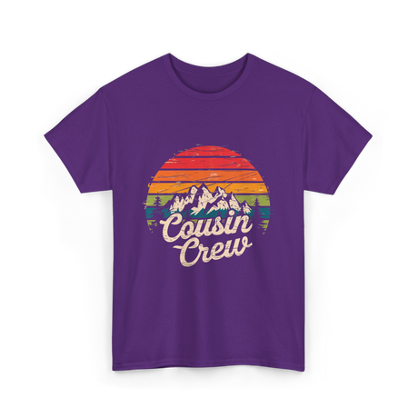 Cousin Crew Camping Adventure T-Shirt - Purple