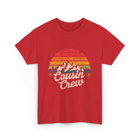 Cousin Crew Camping Adventure T-Shirt - Red