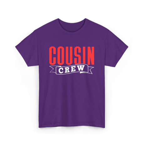 Cousin Crew Cousins Announcement T-Shirt - Purple