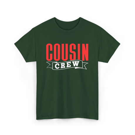 Cousin Crew Cousins Announcement T-Shirt - Forest Green