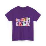 Cousin Crew Cousins Family T-Shirt - Purple