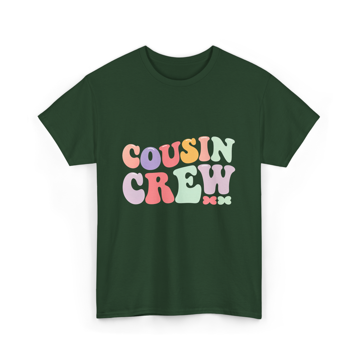 Cousin Crew Cousins Family T-Shirt - Forest Green