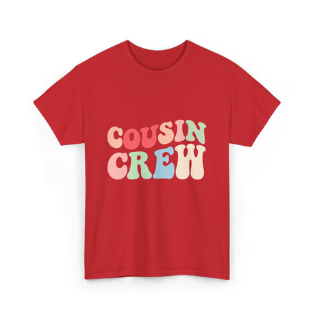 Cousin Crew Cousins Family T-Shirt - Red