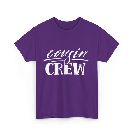 Cousin Crew Cousins Family T-Shirt - Purple