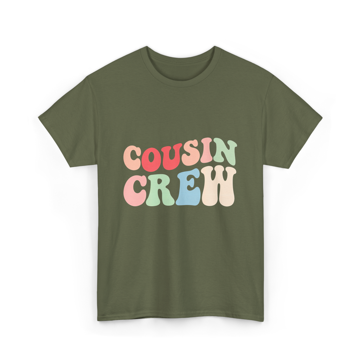 Cousin Crew Cousins Family T-Shirt - Military Green