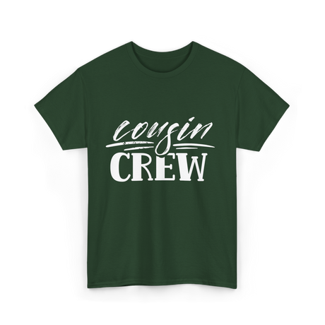 Cousin Crew Cousins Family T-Shirt - Forest Green