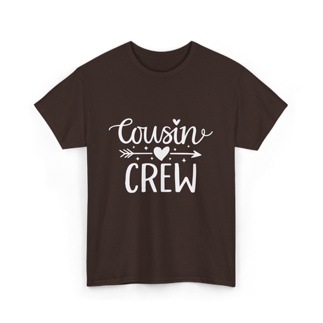 Cousin Crew Family Reunion T-Shirt - Dark Chocolate