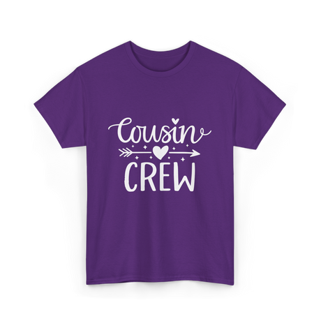 Cousin Crew Family Reunion T-Shirt - Purple