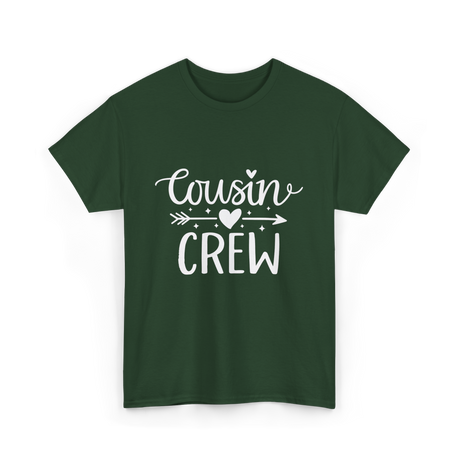 Cousin Crew Family Reunion T-Shirt - Forest Green