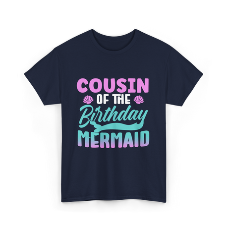 Cousin Mermaid Party T-Shirt - Navy