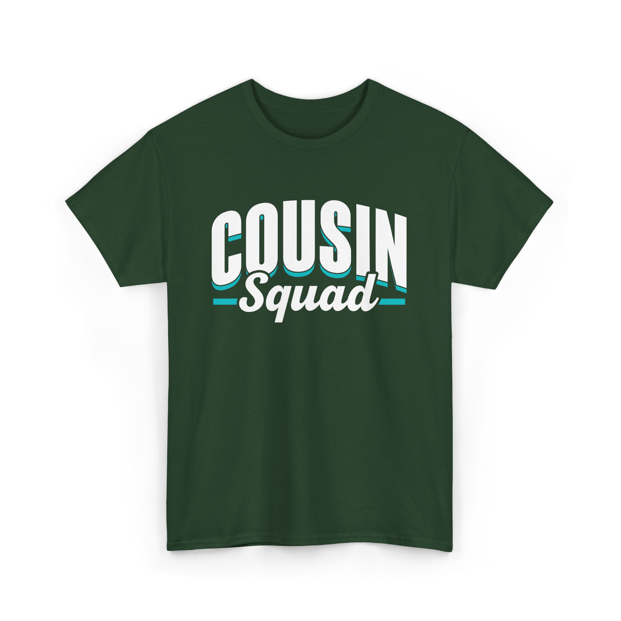 Cousin Squad Cousins Family T-Shirt - Forest Green