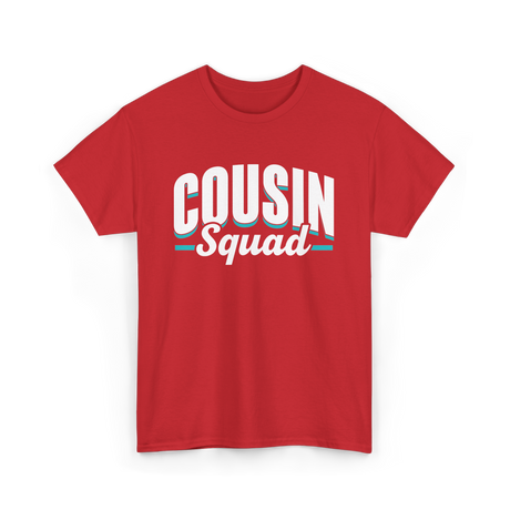 Cousin Squad Cousins Family T-Shirt - Red