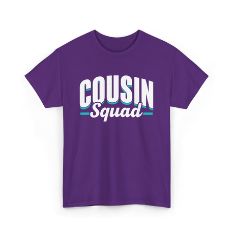 Cousin Squad Cousins Family T-Shirt - Purple