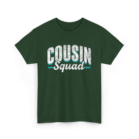 Cousin Squad Cousins Kids T-Shirt - Forest Green