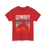 Cowboy Cowboy Rodeo T-Shirt - Red