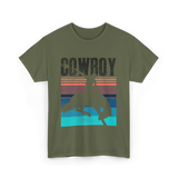 Cowboy Cowboy Rodeo T-Shirt - Military Green