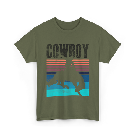 Cowboy Cowboy Rodeo T-Shirt - Military Green