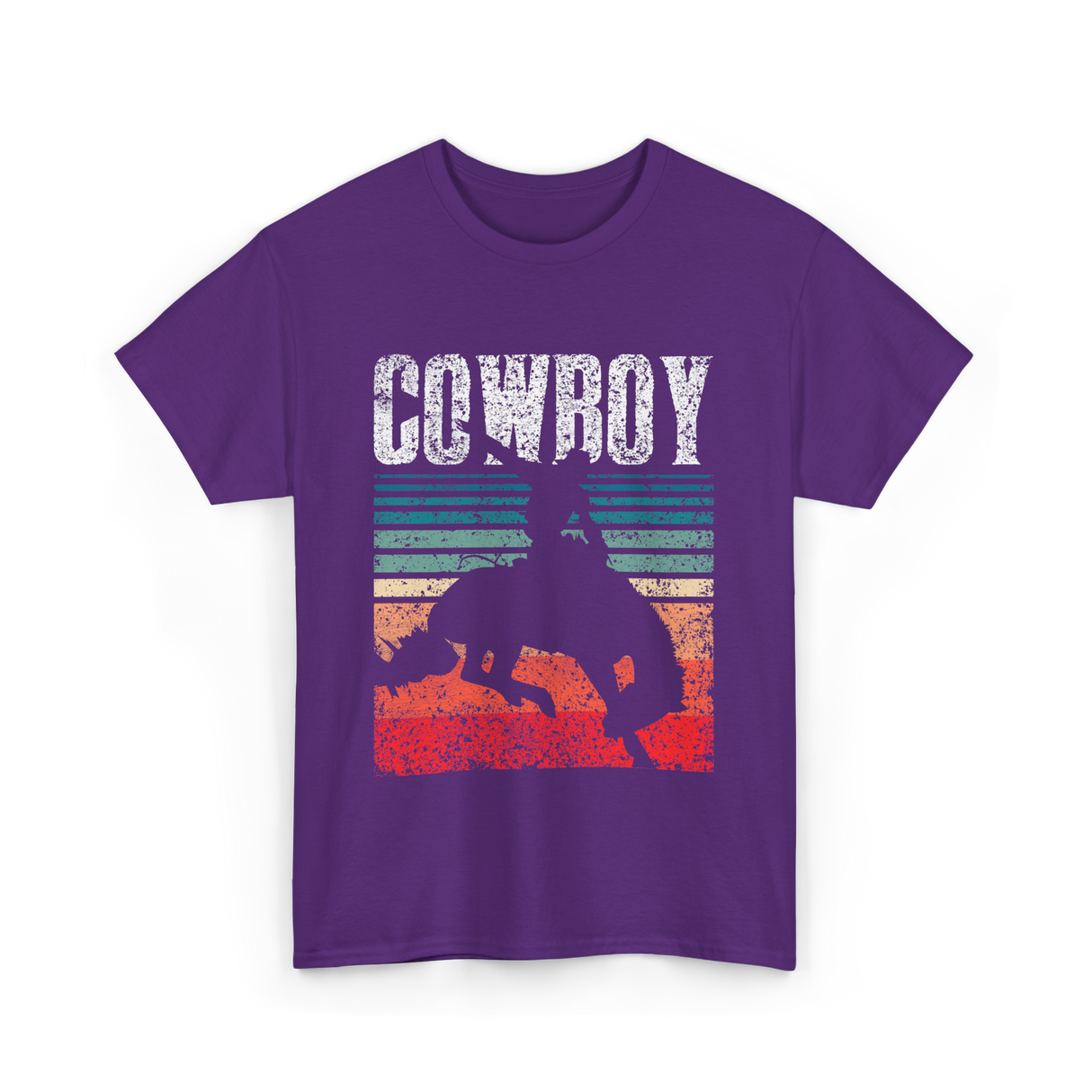 Cowboy Cowboy Rodeo T-Shirt - Purple