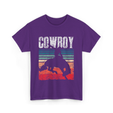 Cowboy Cowboy Rodeo T-Shirt - Purple