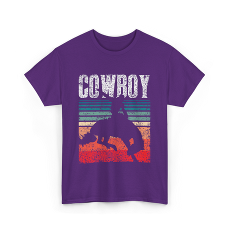 Cowboy Cowboy Rodeo T-Shirt - Purple